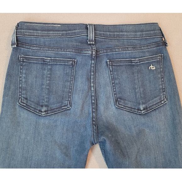 Rag & Bone Alembic Indigo Skinny Jeans Women’s 26 Raw Hem Ankle Slim Fit EUC - Picture 6 of 16